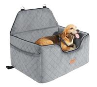 Siège D'auto pour Chiens Petits 25 kg-VEVOR-Siège Rehausseur Imperméable pour Chien-Lit pour Animal de Compagnie-Gris