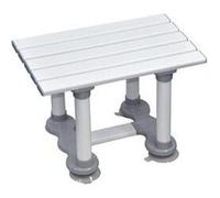 Siège de bain aidapt en plastique medina - hauteur 30 cm - blanc Blanc G