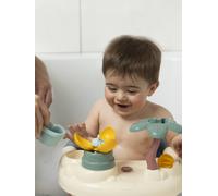 Little Smoby - Siège de Bain - Tablette d'Activités - Roue à Aube, Gobelet, Palmier Arroseur, Ventouses Incluses, Fleur Magique, Poulpe - A Partir de 6 Mois - Fabrication Française