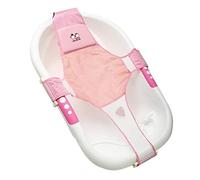 Siège de Bain Bébé, Sunzit Support Siège de Bain pour Bébé Réglable Maille Douche de Sécurité,Support de Siège de Baignoire Bébé Infantile