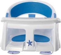 Siege de bain - DREAMBABY - Super confortable - Indicateur de détection de chaleur - 6 a 24 mois jusqu'a 13 kg - Blanc
