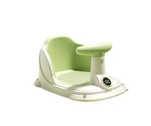 Siège de bain intelligent, plage d'indication de température, assemblage facile, design de voyage pour nouveau-nés, tout-petits, bain de bébé portable