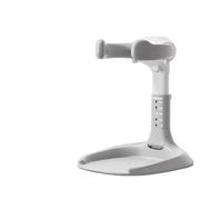 Siège de Bain Portable pour Bébé - Pliable 2 en 1 Baignoire Bébé avec Support de Douche, Siège Inclus, Base Stable et Antidérapante, 5 Hauteurs Réglables pour 6-36 Mois (Gris, 1)