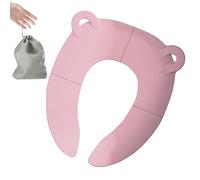 Siège de bain portable pour voyages avec petits, réducteur pliable portable pour, outil d'entraînement pour voyages, camping, plage, camping-car, toilettes publiques