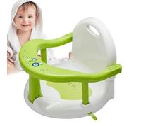 Siège de bain pour bébé, 32 x 28 x 32 cm, chaise de bain antidérapante pour bébé avec forte ventouse pour plus de stabilité, siège de bain pliable, jolie chaise de bain enveloppante pour de 6