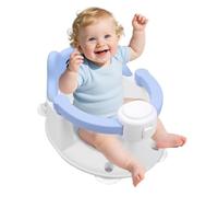 Siège de Bain pour Bébé à Partir de 6 Mois, Anneau de Bain avec 4 Ventouses pour la Douche ou la Baignoire, Chaise de Bain pour Bébé, Cadeaux de Bain pour Tout-petits et Nouveau-nés (Bleu)