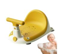 Siège de bain pour bébé avec design antidérapant, aide au bain pour avec support ergonomique et table de jeu, siège antidérapant et grand confort d'assise, aide au bain, tabouret de douche