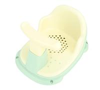 Siège de Bain pour bébé, Baignoire pour bébé avec 4 Ventouses Puissantes, Bain de bébé Pliable et Antidérapant, Dossier D'assise assisté pour Nourrissons et Tout-petits (GREEN)