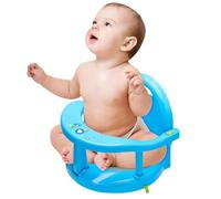 Siège de bain pour bébé - Pliable et antidérapant - Avec ventouses - Pour bébé de 6 à 18 mois - Pour filles et