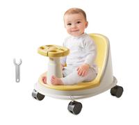 Siège de bain pour bébé pour bébés, siège de bain avec roues, siège de baby shower, facile à déplacer et propre, non glissant et sécurisé, 38x30x18cm pour la maison assis assis