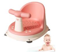 Siège de bain pour bébé, siège de baignoire antidérapant, siège de baignoire mignon pour bébé, siège de bain pour bébé, siège de baignoire portable pour enfant de 6 à 18 mois