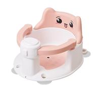 Siège de Bain pour Bébé - Support Assis-Allongé Antidérapant,Siège de avec et Accoudoirs en Forme d'Ours,Pour Parents de Bébés Jusqu'à 6 Mois Assis Seuls, Salle de Bain