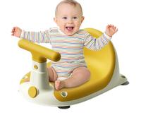 Siège de bain pour bébé - tabouret de salle de bain pour douche pour tout-petits | Siège de baignoire portable pour bébé | Sièges de baignoire confortables sans glissement pour les bébés assis avec un