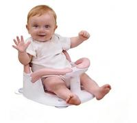 Siège de bain pour bébés de 6 mois et plus assis, siège de bain pour bébé avec alerte de température et coussin antidérapant, siège de bain pour bébé (siège de bain pour bébé, rose)