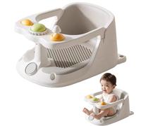 Siège de bain pour petits, chaise de compartiment de bain avec ventouse -jouets pour salles de bains non jardins d' pour la peau pour, siège de vagabond portable tout en ne