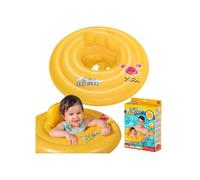 Siège de bain pour tout-petits, bouée gonflable avec assise et dossier 69 cm, 0-1 an