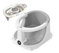Siège de bain Sit-Up - Siège de bain avec capteur de température | Outil de douche de sécurité pour bébé Voyage à la maison Cadeaux d'anniversaire, sûr et confortable soutien les tout-petits et les
