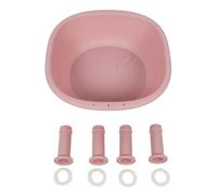 Siège de bain Sitz pour soins post-partum hémorroïde anti-glissement de bol plus profond scellé la sortie de vidange du trou de suspension de baignoire sitz plastique (Rose)
