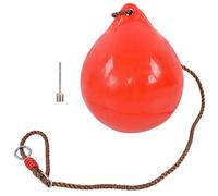 Siège de balançoire à Balle Gonflable 29 cm / 11,4 Pouces Red Small avec chaîne de Corde Suspendue pour Jardin extérieur intérieur