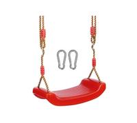Siège de balançoire antidérapant et réglable en hauteur rouge