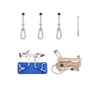 Siège de balançoire avec échelle de corde bleu PE bleu G