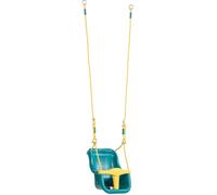 Siège de balançoire KBT Luxe turquoise/jaune