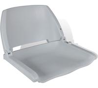 Siège de bateau pliable sans coussin Gris 48x51x41 cm