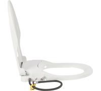 Siège de bidet, système de jets doubles, design non électrique, BLANC, Elongiert