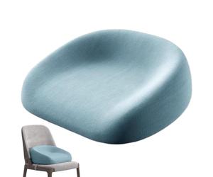Siège de booster de chaise, siège de booster de voyage - Coussin de chaise de restauration sans glissement avec sangles de sécurité réglables,13,7 x 14,9 x 2,3 pouces, coussin de siège de rappel d'amé