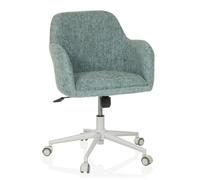 hjh Living – Chaise de bureau SOLAO Home – Rembourrée, réglable en hauteur, bascule – Menthe
