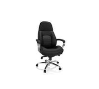 Siège de bureau / Fauteuil de direction BRENTON XXL Similicuir noir hjh OFFICE Noir G