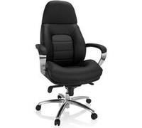 Siège de bureau / Fauteuil de direction BRENTON XXL Similicuir noir hjh OFFICE Noir G