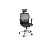 Siège de bureau / Fauteuil de direction VENUS ONE, tissu maille gris argenté