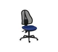 Siège de bureau Open Point dossier maille contact permanent assise bleu -