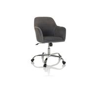 HJH Office Chaise de bureau SOLAO 300 tissu pivotante réglable rembourrage souple Vert foncé