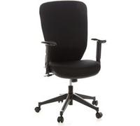 Siège de bureau / Siège pivotant TRAFFIC 30 , dossier haut, tissu noir hjh OFFICE Multicolore G