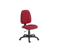 Siège de bureau tissu Prestige/Jupiter avec roulettes autofreinées - bordeaux - Nowy styl Bordeaux