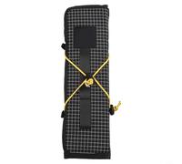 Siège de camping pliable, coussin de randonnée en EVA avec housse en nylon imperméable, tapis de randonnée léger pour pique-nique en plein air, repose-genoux résistant à l'humidité et (noir)