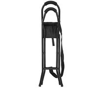 Siège de canne pliant, Canne avec siège Combo léger, Tabouret de canne portable Siège de chaise pliante pratique, Canne de marche 249,1 lb Aide au voyage en alliage d'aluminium pour hommes, femmes