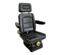 Siège de Chariot avec Dossier Inclinable, Robuste pour Chariot Élévateur, pour Excavatrice, Chargeuse, Pelleteuse, Bulldozer, Chariot Télescopique