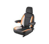 Siège de Chariot Elévateur Universel avec Ceinture de Sécurité Appui-tête 52x59x82cm