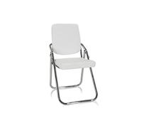 ESTO | Similicuir - Chaise pliante Blanc