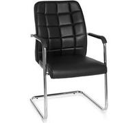 Siège de conférence / Siège invité FLEXO V PU noir hjh OFFICE Multicolore G