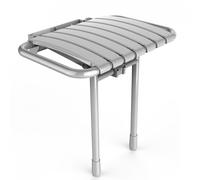 Siège de douche escamotable à lattes BAMA - BLANC G