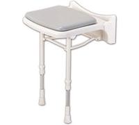 Siège de douche compact 2000 rembourré gris AKW 02000P