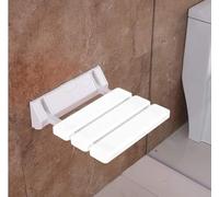 Siège de Douche Mural Repliable/Rabattable Salle de Bain,Planche pour Baignoire orthopédique Siège de Bain antidérapant Poids,Tabouret de Douche Ergonomique Pieds(33 * 32 * 5 cm (Blanc))