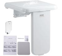 VEVOR Siège de Douche Pliable en ABS Tabouret de Douche Mural Charge 200 kg
