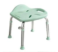 Siège de Douche pour Personnes Âgées jusqu'à 150 kg, Tabouret de Douche Réglable en Hauteur en Aluminium Léger avec Pieds Antidérapants, Dossier Bas et Poignée, pour Handicapés et Femmes Enceintes