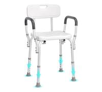 Siège De Douche - Vevor - Tabouret Salle De Bain Chaise De Douche Bain Hauteur Réglable Charge 158,8 Kg