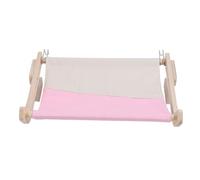 Siège de Fenêtre Hamac pour Chat, Cadre en Bois, Design Moderne, Facile à Assembler, Lieu de Repos Confortable, Point de Vue, pour Balcons, Fenêtres ou Murs Minimalistes et à la
